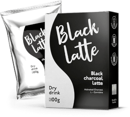 Charcoal latte Black Latte