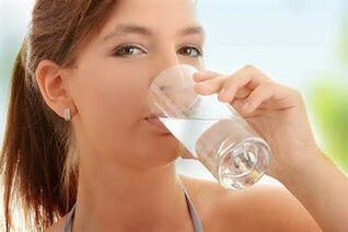 Drink water in the diet for lazy people