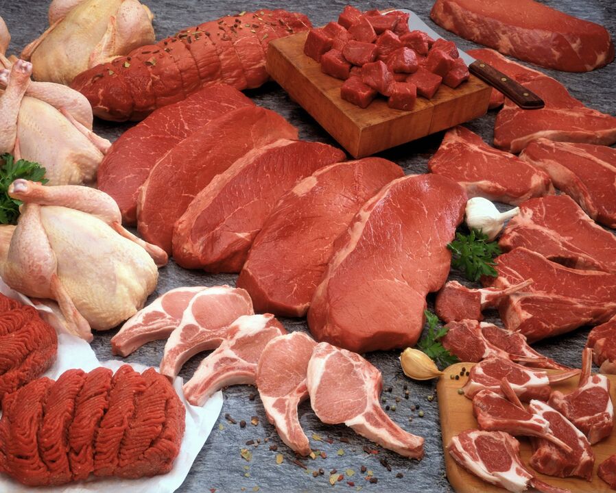 meat products in the blood type diet