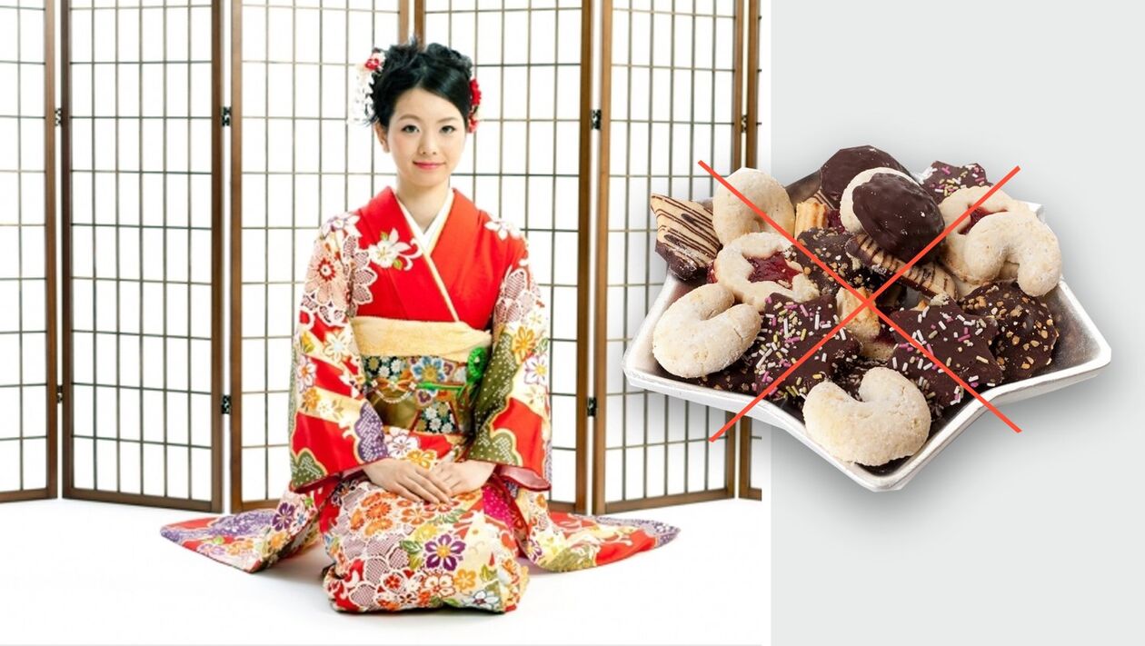 Banned sweets in Japanese diet
